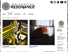 Tablet Screenshot of collectiveresonance.net